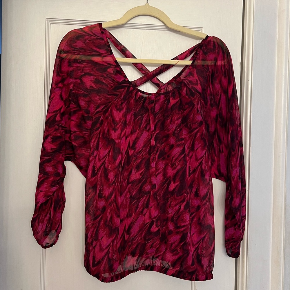 Maroon Express top